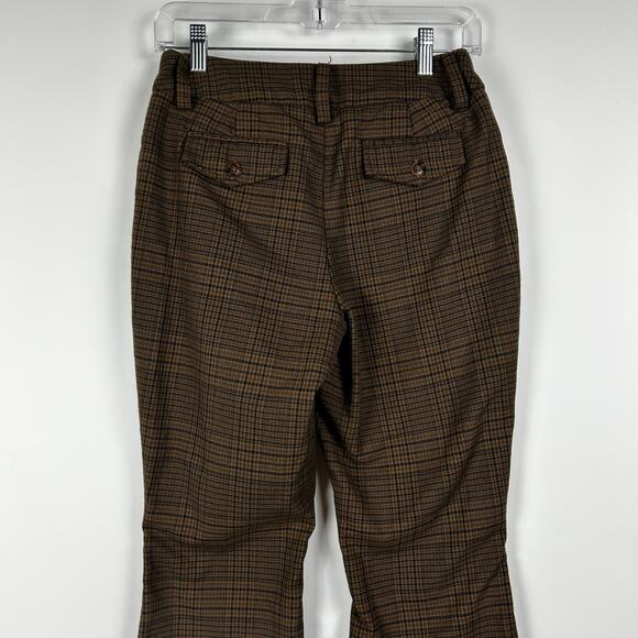 Urban Outfitters Jamie Flare Trouser Pant Mid Rise Dark Academia Womens Size 2 - Picture 9 of 11